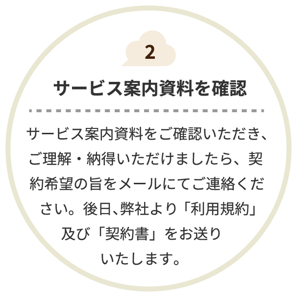 ご契約の流れ２